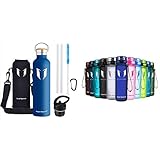 Super Sparrow ZK-1L-Blueberry Botella Agua, Apto para Todas Las Personas, Arándano,...