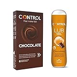 Control Mix preservativos y lubricante Chocolate, Caja de 6 condones dulce placer de...