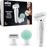 Braun Silk-épil 9 Flex, Depiladora Eléctrica Mujer con Cabezal Flexible y Tecnología...
