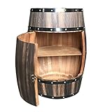 Vinoteca barrica de roble con puerta barricas de vino, Armarios decorativos de madera...