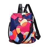 shepretty Mochila antirrobo Impermeable para Mujer,8864-E