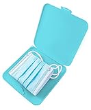 TBOC Caja para Guardar Mascarillas - Estuche Cuadrado [Turquesa] para Almacenar Máscaras...