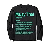 Muay Thai & Thai Boxing - Muay Thai Definición Manga Larga