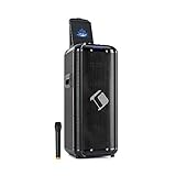 auna Moving 2100 Equipo de PA portátil de 10' - Karaoke, tecnología XMR Bass: 2 x 10...