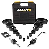 19Pcs Coronas Perforadoras -JELLAS 19-127mm Broca Corona Juego(Include 25 and 38mm) en...
