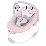 Bright Starts, Disney Baby, Hamaca Mecedora para Bebé Minnie Mouse Rosy Skies,...