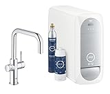 Grohe Blue Home Starter Kit - grifo de cocina con filtro de agua, caño en U (‎31456001)