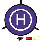 Pista de aterrizaje de drones, Impermeable Helicoptero Plegable Portátil Helicoptero Mat