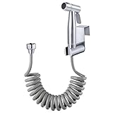 Pulverizador para bidé de mano, Kit de Rociador de Bidé de Acero Inoxidable con Soporte...