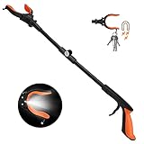 Kekoy Pinza Larga, Alcanzar Objetos 82cm Herramienta de Captura Plegable Recolector de...