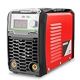 GREENCUT MMA200 - Soldador inverter turbo ventilado de corriente continua DC, 200A,...