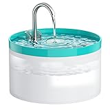 Fuente para Gatos, GIOTOHUN Bebedero Gatos con Forma de Grifo, 2L Fuente Gatos, Bomba de...