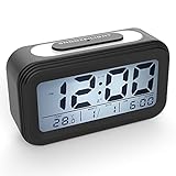 Coolzon Despertador Digital, Alarma Reloj Despertador Pilas para Infantil Niño Adulto,...