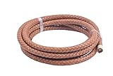KONMAY - Cordones de cuero de varios tamaños y colores, redondos, trenzados, originales,...