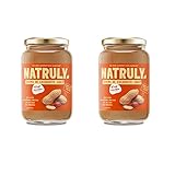 NATRULY Crema de Cacahuete Sin Azúcar, Vegana, Sin Gluten, Sin Lactosa, 100% Cacahuete...