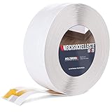 HOLZBRINK Rodapiés flexible autoadhesivo Blanco Rodapiés flexible 50x20 mm, 10 m Zócalo...