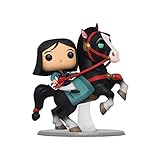 Funko Pop! Rides Mulan On Khan Collectible Toy - Figuras Miniaturas Coleccionables para...