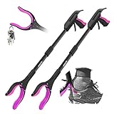 JELLAS Pinza Larga, 81cm Alcance Objetos Mango Ligero de Aluminio y Puntas Magnéticas,...