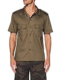 Brandit US - Camiseta de manga corta, color verde Olivoa, 4XL