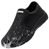 LARNMERN Zapatos Cocina Slip-On Hombre Anti-Deslizante Zapatillas Zapatos de Trabajo...