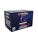 Control Senso Preservativos - Caja de condones muy finos para mayor sensibilidad, 144...