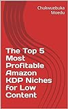 The Top 5 Most Profitable Amazon KDP Niches for Low Content (English Edition)