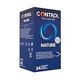 Control Nature - Caja de Condones gama natural, lubricados, ajuste perfecto, sexo seguro,...