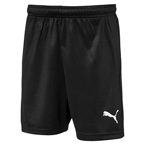 PUMA Liga Shorts Core Jr, Pantalones Cortos De FÃºtbol Unisex NiÃ±os, Negro (black/...