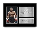 HWC Trading Mike Tyson A4 Sin Marco Regalo De Visualización De Fotos De Impresión De...
