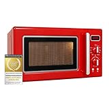 Exquisit Microondas retro RMW720-3GDIG rojo | Estilo Vintage