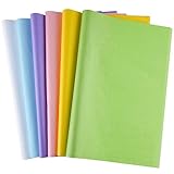 MIAHART Papel de seda multicolor a granel, 60 hojas de papel de regalo surtido para el...