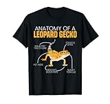 AnatomÃ­a De Un Leopardo Gecko Amante Lagarto Animal Reptil Camiseta