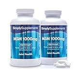 Metilsulfonilmetano MSM 1000 mg - Â¡Bote para 6 meses! - Apto para veganos -360...