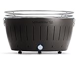 LotusGrill G-AN-435 - Barbacoa de carbón sin humo, color antracita, diámetro de la...