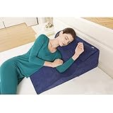 QUALITY MERCHANT Almohada de cuña para Adulto Cuña Antireflujo, Triangular Cojín con...