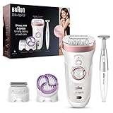 Braun Silk-épil 9-980 SkinSpa SensoSmart - Depilador con modelador de bikini, cabezal de...