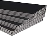 Paquete de 20 tablas de espuma negra de 11 x 14 pulgadas, tableros de espuma de núcleo...