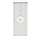 Cortinas con Cuentas De Madera para Puerta, Pantalla De Cortina De Puerta con Cuentas De...