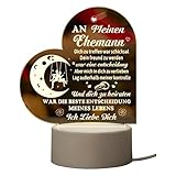 USB Dormitorio Dormitorio Luces Recargables Acrílico Atmósfera Lámparas Escritorio...