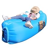 Sofa Hinchable Playa Sofá de Aire con Paquete Portátil para Interior o Exterior, Viajes,...