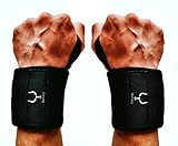 BULLSTEP Muñequeras Gym Hombre y Mujer, Muñequera Crossfit Para Levantamiento de Pesas,...