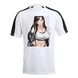 Camiseta A3 TÉCNICA Franja Mangas Negra Chica luchadora puños Videojuego Gamer Gaming...