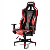 Sparco 009013NRRS, Silla Imperial Negro/Rojo Unisex Adulto, Multicolor, 42/50 EU