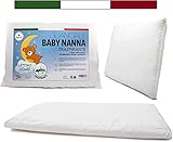 Almohada Bebe (100% Made In Italy Y Oeko-Tex®) - Cojin Bebe 40x60 Cm - Almohada Cuna...