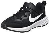 Nike Revolution 6 (PSV), Zapatos, Black/White-Dk Smoke Grey, 34 EU