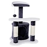 Dibea KB00140 Rascador para Gatos, Altura 65 Cm, Árbol Escalador Arañar Juguete Color...