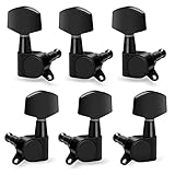 Vangoa 6 Pcs Clavijas Afinación De Guitarra, 3l3r Pomos De Cabezales De Guitarra,...