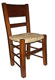 Silla Comedor Asiento Artesanal Enea Barnizado Miel. Asiento: 42×38 cm. Altura Asiento:...