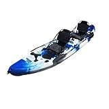 Cambridge Kayaks ES, Sun Fish TÁNDEM SÓLO 2 + 1,Azul con Blanco, RIGIDO, Asiento Alto