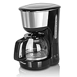 Aigostar Chocolate 30HIK–Cafetera de goteo, 1000w Cafetera de Filtro, con Filtro...